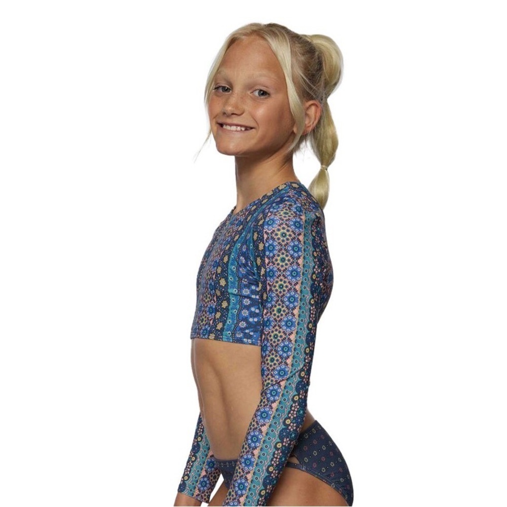 NWT O’Neill Margot Crop Top Swim Set | Girls Size 12